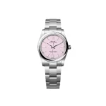 RLX Oyster Perpetual 34mm 124200-0009 Pink Dial Oyster Stainless Steel Bracelet Watch