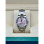 RLX Oyster Perpetual 34mm 124200-0009 Pink Dial Oyster Stainless Steel Bracelet Watch - Image 3