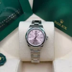 RLX Oyster Perpetual 31mm 276200-0009 Pink Dial Oyster Stainless Steel Bracelet - Image 2