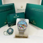 RLX Oyster Perpetual 36mm 126000-0009 Turquoise Celebration Dial Oyster Bracelet - Image 6