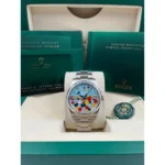 RLX Oyster Perpetual 36mm 126000-0009 Turquoise Celebration Dial Oyster Bracelet - Image 7