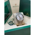 RLX Oyster Perpetual 36mm 126000-0001 Silver Dial Oyster Bracelet - Image 2