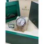 RLX Oyster Perpetual 36mm 126000-0001 Silver Dial Oyster Bracelet - Image 3