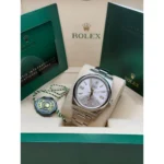 RLX Oyster Perpetual 36mm 126000-0001 Silver Dial Oyster Bracelet - Image 6