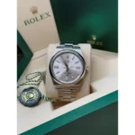 RLX Oyster Perpetual 36mm 126000-0001 Silver Dial Oyster Bracelet - Image 7