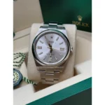 RLX Oyster Perpetual 36mm 126000-0001 Silver Dial Oyster Bracelet - Image 8