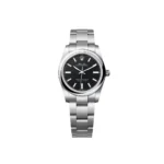 RLX Oyster Perpetual 34mm 124200 Black Dial Oyster Stainless Steel Bracelet Watch