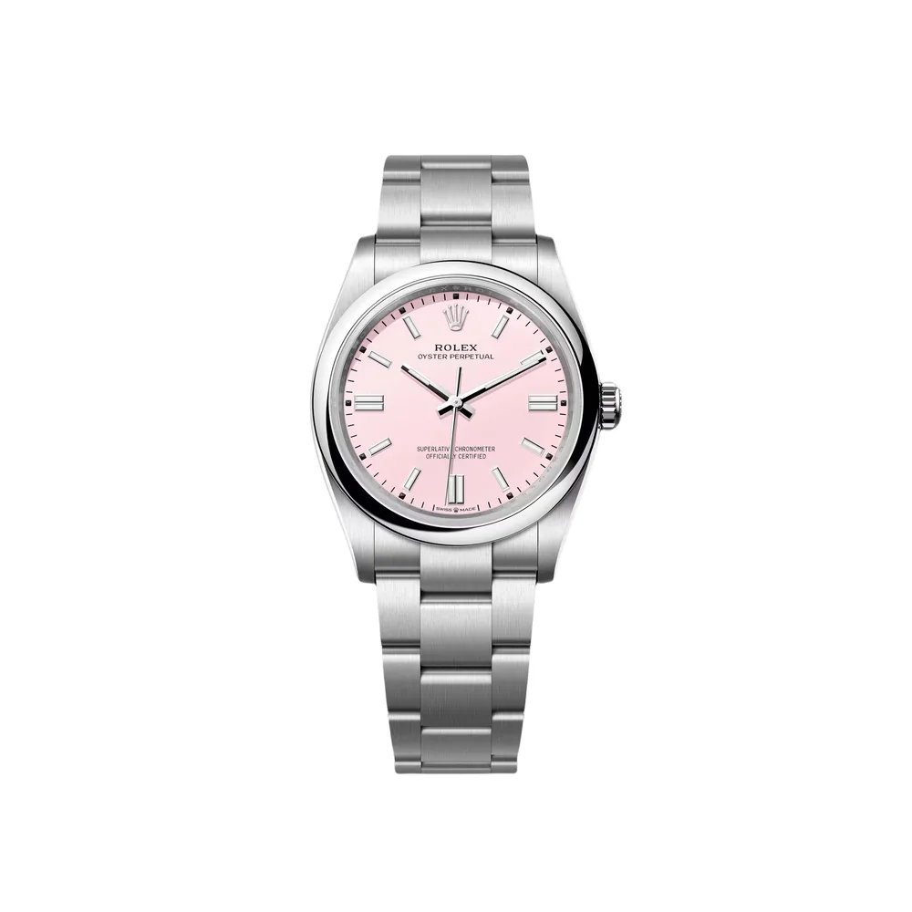 P0697-1 RLX Oyster Perpetual 36mm 126000-0008 Candy Pink Dial Oyster Stainless Steel - Image 1
