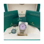 RLX Oyster Perpetual 36mm 126000-0008 Candy Pink Dial Oyster Stainless Steel - Image 9