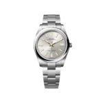 RLX Oyster Perpetual 41mm 124300-0001 Stainless Steel Silver Index Dial Watch