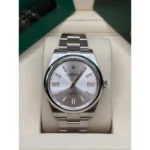 RLX Oyster Perpetual 41mm 124300-0001 Stainless Steel Silver Index Dial Watch - Image 2