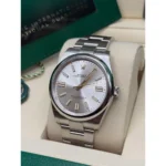 RLX Oyster Perpetual 41mm 124300-0001 Stainless Steel Silver Index Dial Watch - Image 4