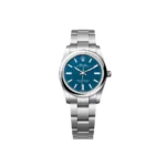 RLX Oyster Perpetual 34mm 124200 Blue Dial Oyster Stainless Steel Bracelet
