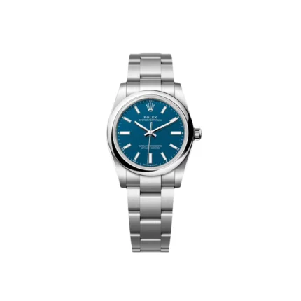RLX Oyster Perpetual 34mm 124200 Blue Dial Oyster Stainless Steel Bracelet
