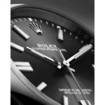 RLX Oyster-Perpetual 41mm 124300-0002 Stainless Steel Black Index Dial Watch - Image 11