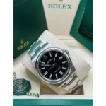 RLX Oyster-Perpetual 41mm 124300-0002 Stainless Steel Black Index Dial Watch - Image 5