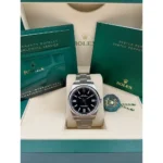 RLX Oyster-Perpetual 41mm 124300-0002 Stainless Steel Black Index Dial Watch - Image 9