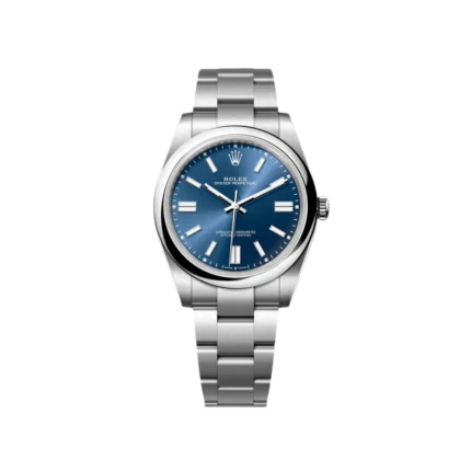 RLX Oyster Perpetual 41mm 124300-0003 Oyster Perpetual Stainless Steel Blue Index Dial Watch
