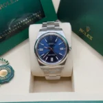 RLX Oyster Perpetual 41mm 124300-0003 Oyster Perpetual Stainless Steel Blue Index Dial Watch - Image 2