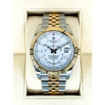 RLX Sky-Dweller 42mm 336933-0005/0006 Two-Tone Yellow Gold White Dial Oyster - Image 10