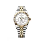 RLX Sky-Dweller 42mm 336933-0005/0006 Two-Tone Yellow Gold White Dial Oyster - Image 2
