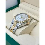 RLX Sky-Dweller 42mm 336933-0005/0006 Two-Tone Yellow Gold White Dial Oyster - Image 4