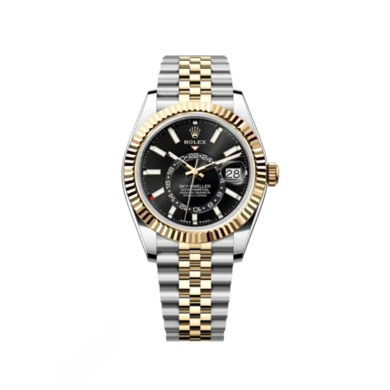 RLX Sky-Dweller 42mm 336933-0003/0004 Two-Tone Yellow Gold Black Dial Jubilee