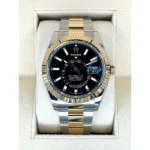 RLX Sky-Dweller 42mm 336933-0003/0004 Two-Tone Yellow Gold Black Dial Jubilee - Image 11