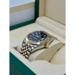 RLX Sky-Dweller 42mm 336933-0003/0004 Two-Tone Yellow Gold Black Dial Jubilee - Image 5