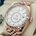 RLX Sky-Dweller 42mm 336935-0003/0007 Rose Gold White Dial Oyster - Image 13