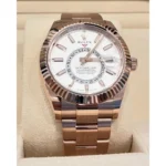 RLX Sky-Dweller 42mm 336935-0003/0007 Rose Gold White Dial Oyster - Image 3
