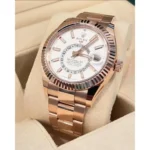 RLX Sky-Dweller 42mm 336935-0003/0007 Rose Gold White Dial Oyster - Image 5