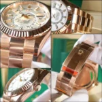 RLX Sky-Dweller 42mm 336935-0003/0007 Rose Gold White Dial Oyster - Image 9