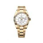 RLX Sky-Dweller 42mm 336938-0003/0006 Yellow Gold White Dial Jubilee - Image 2