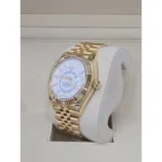 RLX Sky-Dweller 42mm 336938-0003/0006 Yellow Gold White Dial Jubilee - Image 5