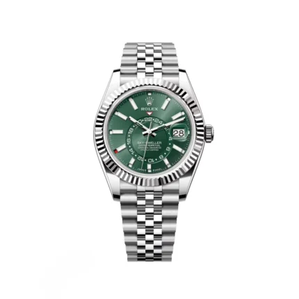 RLX Sky-Dweller 42mm 336934-0001/0002 Stainless Steel Green Dial Oyster