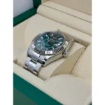 RLX Sky-Dweller 42mm 336934-0001/0002 Stainless Steel Green Dial Oyster - Image 10