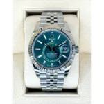 RLX Sky-Dweller 42mm 336934-0001/0002 Stainless Steel Green Dial Oyster - Image 3
