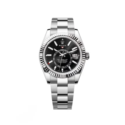 RLX Sky-Dweller 42mm 336934-0007/0008 Stainless Steel Black Dial Oyster