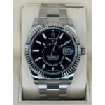 RLX Sky-Dweller 42mm 336934-0007/0008 Stainless Steel Black Dial Oyster - Image 3