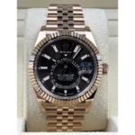 RLX Sky-Dweller 42mm 336935-0004/0008 Rose Gold Rhodium Dial Oyster - Image 10