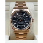RLX Sky-Dweller 42mm 336935-0004/0008 Rose Gold Rhodium Dial Oyster - Image 3