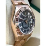 RLX Sky-Dweller 42mm 336935-0004/0008 Rose Gold Rhodium Dial Oyster - Image 4