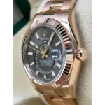 RLX Sky-Dweller 42mm 336935-0004/0008 Rose Gold Rhodium Dial Oyster - Image 5