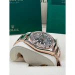 RLX Sky-Dweller 42mm 336935-0004/0008 Rose Gold Rhodium Dial Oyster - Image 6