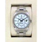 RLX Sky-Dweller 42mm 336934-0003/0004 Stainless Steel White Dial Oyster - Image 3
