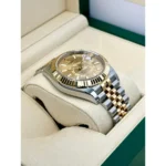 RLX Sky-Dweller 42mm 336933-0001/0002 Two-Tone Yellow Gold Champagne Dial Oyster - Image 11
