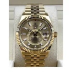 RLX Sky-Dweller 42mm 336938-0001/0004 Yellow Gold Champagne Dial Jubilee - Image 11