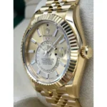 RLX Sky-Dweller 42mm 336938-0001/0004 Yellow Gold Champagne Dial Jubilee - Image 13
