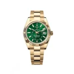 RLX Sky-Dweller 42mm 336938-0007/0008 Yellow Gold Bright Green Dial Jubilee - Image 2
